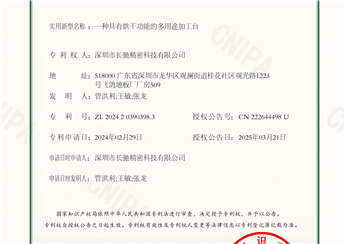 2024203903983-一种具有烘干功能的多用途加工台-实用新型专利证书_01